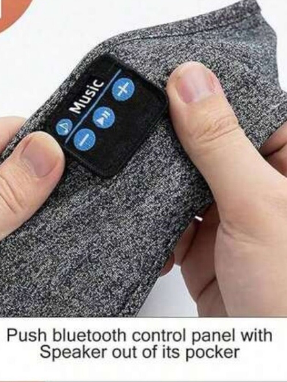 Amazon Gray Heathered Bluetooth Sports Headband